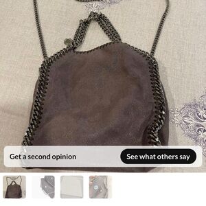 Stylish Gray Chain-Trimmed Women's Bag